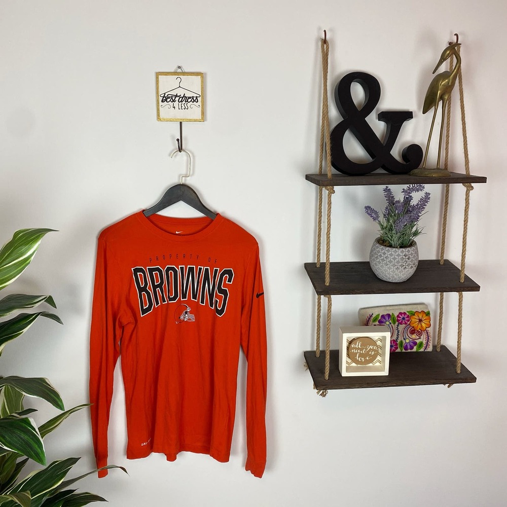 Men's Nike Cleveland Browns Dri-Fit Long Sleeve Tee
